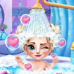 Ice Queen Baby Bath 