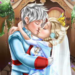 Ice Queen Wedding Kiss 