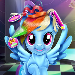 Rainbow Pony Real Haircuts 